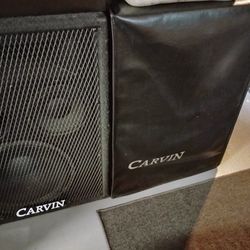 2 Large  CARVIN Passive PA speakers