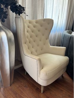2 wingback chairs
