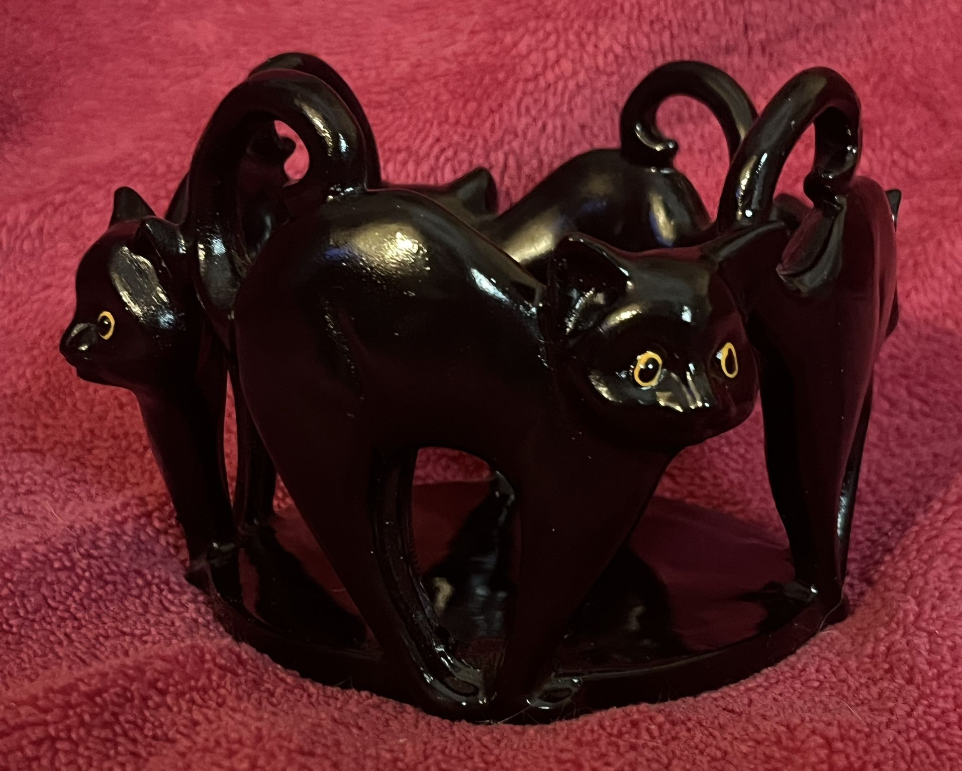Yankee Candle Black Cats Jar Holder NEW!