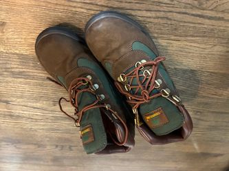 Timberland Chuckas Hiking Boots Brown and Green