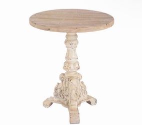 Ophelia & Co. Wind MGO End Table With Solid Wood Top