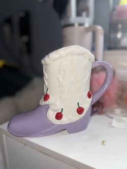 Cowgirl coffee cup