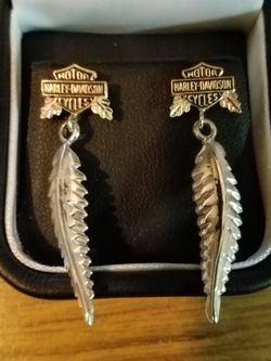 Harley Davidson Earrings