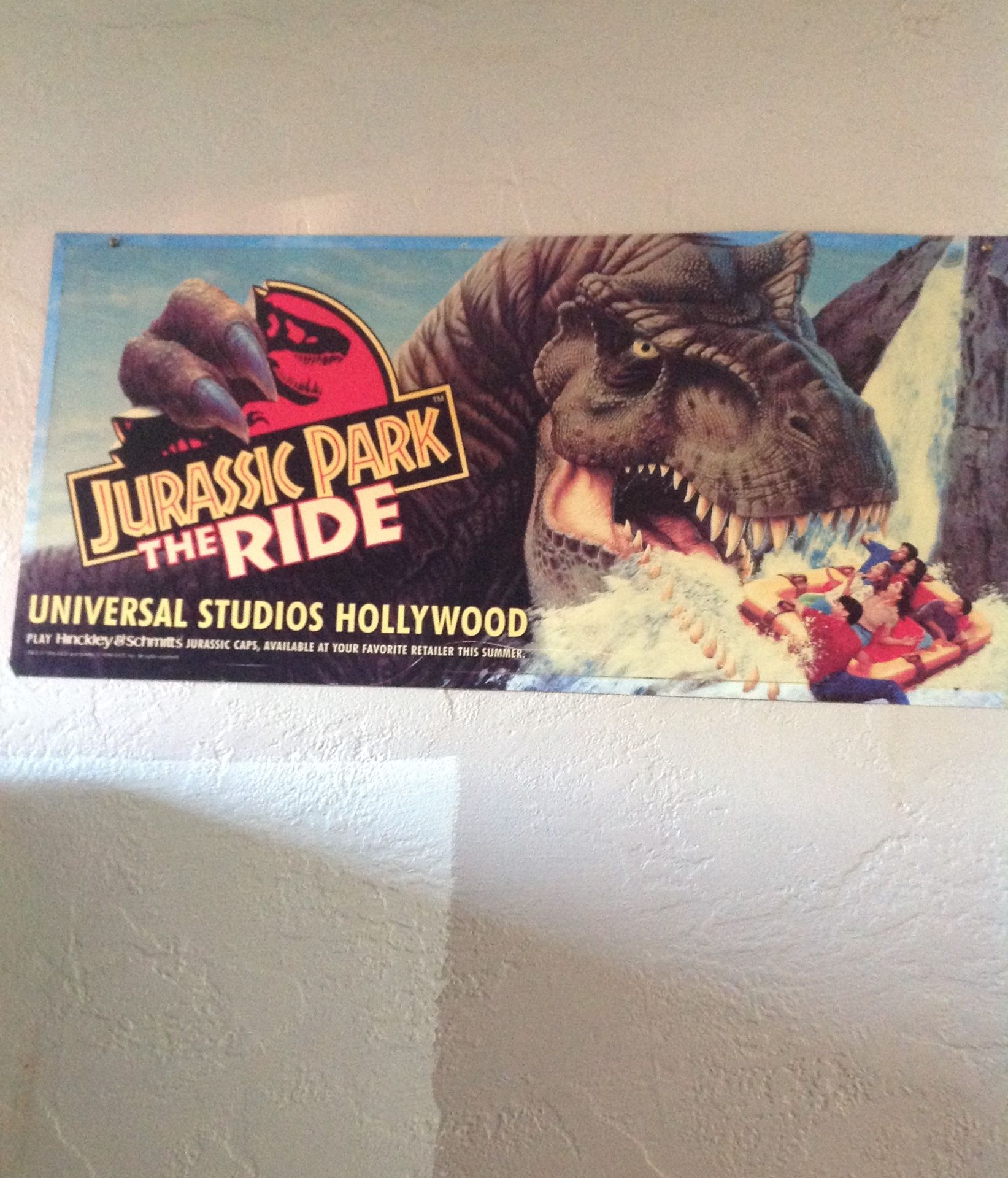 Jurassic park the ride poster