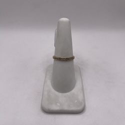 10kt Gold Diamond Engagement Style Band