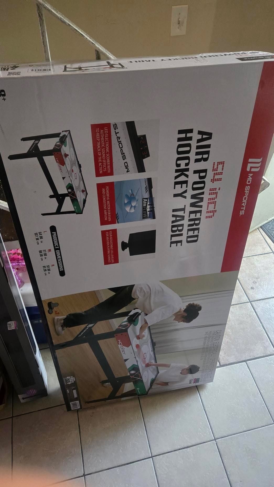 NEW AIR POWERED HOCKEY TABLE