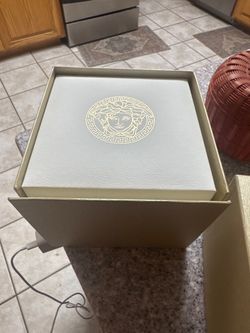 Versace Authentic presentation box Set with Dust Bag, Pillow & Manual (NO WATCH)