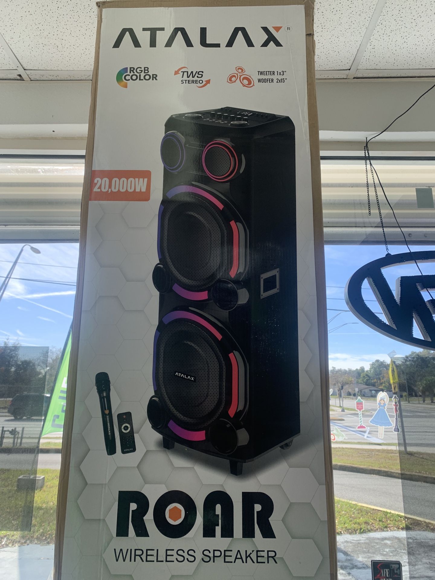 20,000 Watt Bluetooth Speaker