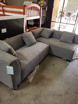 New gray sectionals $675