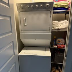Washer Dryer Stacked Combo 27” Wide Large Capacity