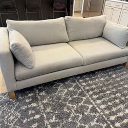 2 Crate & Barrel Pacific Sofa’s 80 Inch 