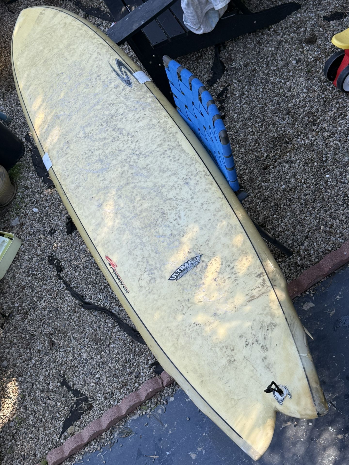 7’8 Surftech Randy French Quad Fish Hard Top Surfboard