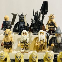 Lord of the Rings Sauron Minifigures Bundle | New Custom LEGO Compatible Toys