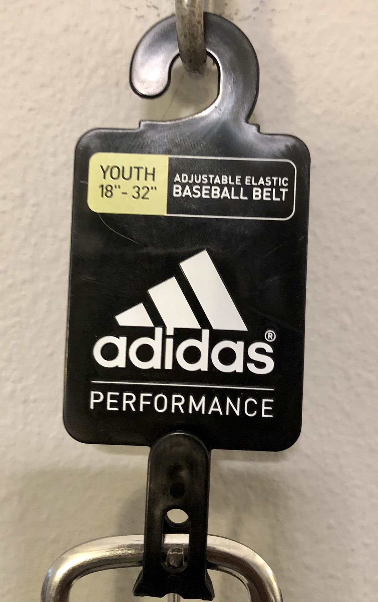 Adidas Boys Black Baseball Belt Size 18”-32”