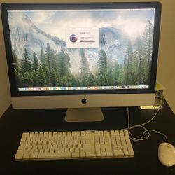 Late 2013 27” Apple iMac Computer 