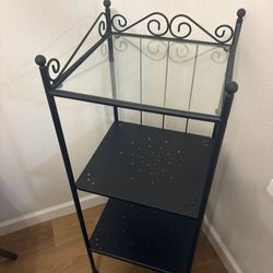 Glass And Metal Shelf