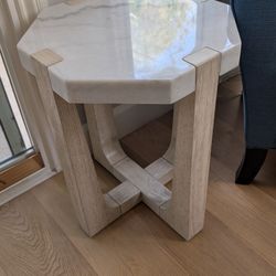 BRAND NEW Matching Marble End Tables X 2!