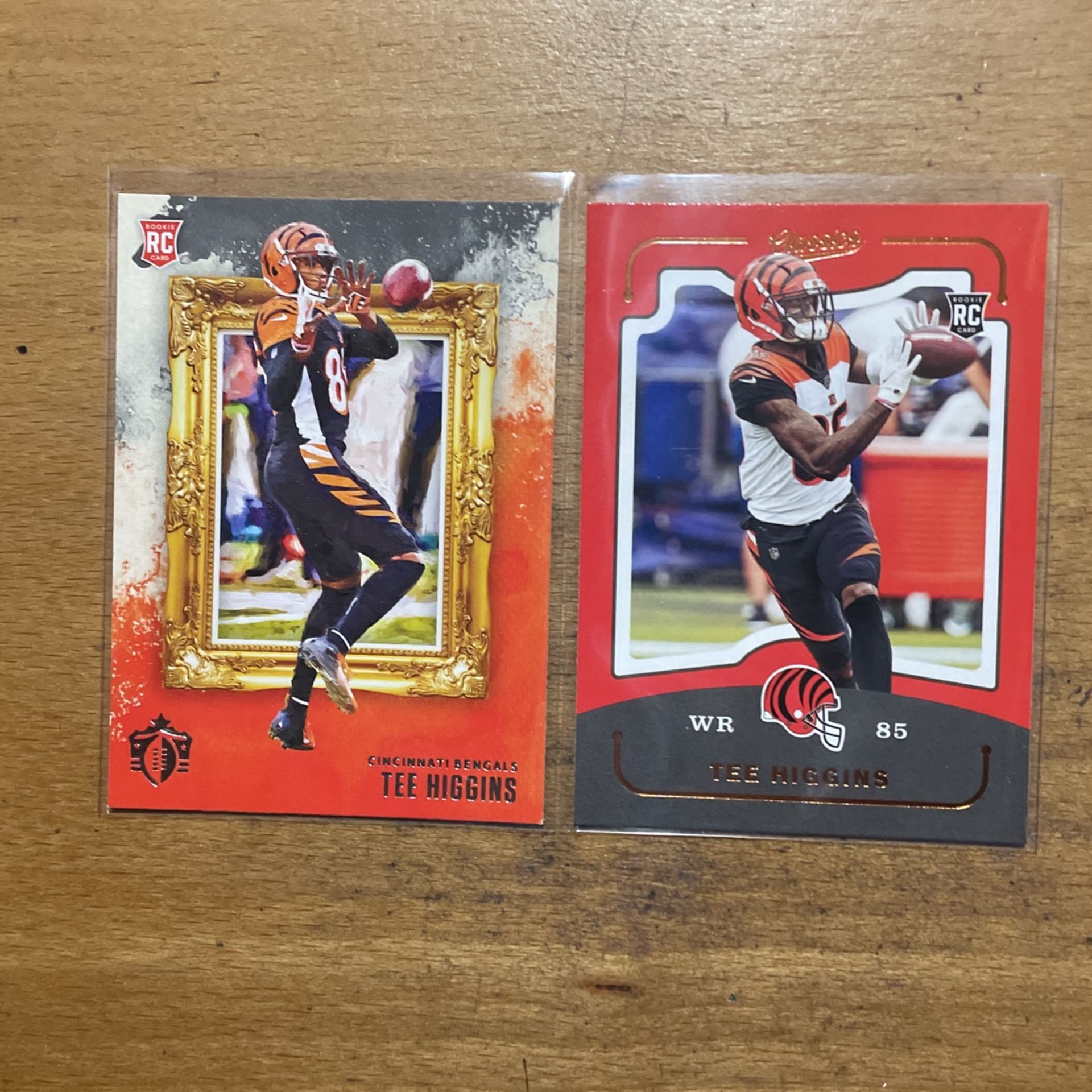 TEE HIGGINS 2 CARD ROOKIE LOT
