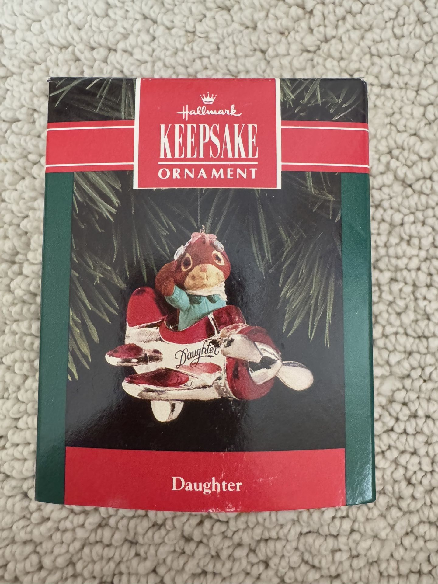 1992 Hallmark Keepsake Christmas Ornament “Daughter”