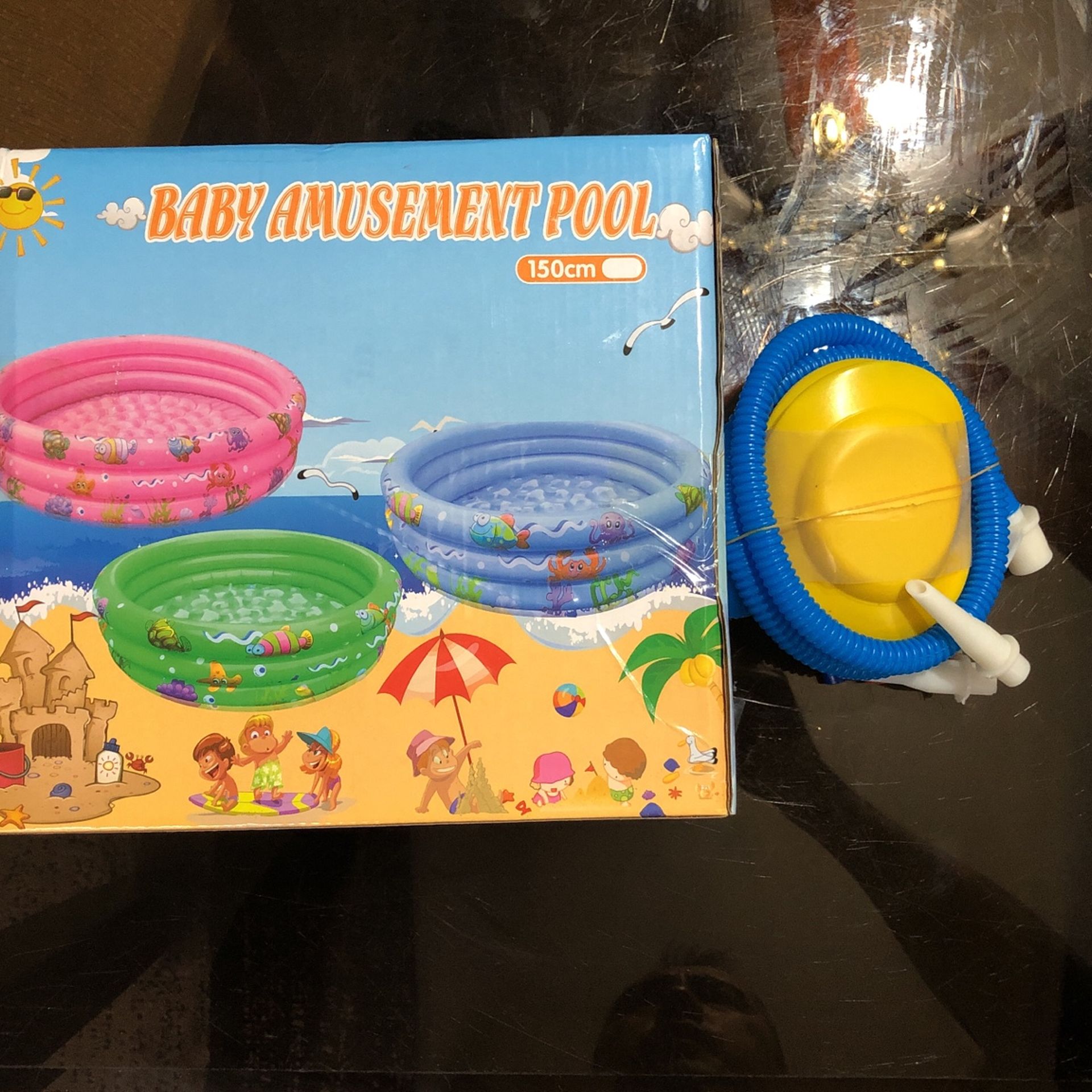 Baby Amusement Pool With Manual Pump