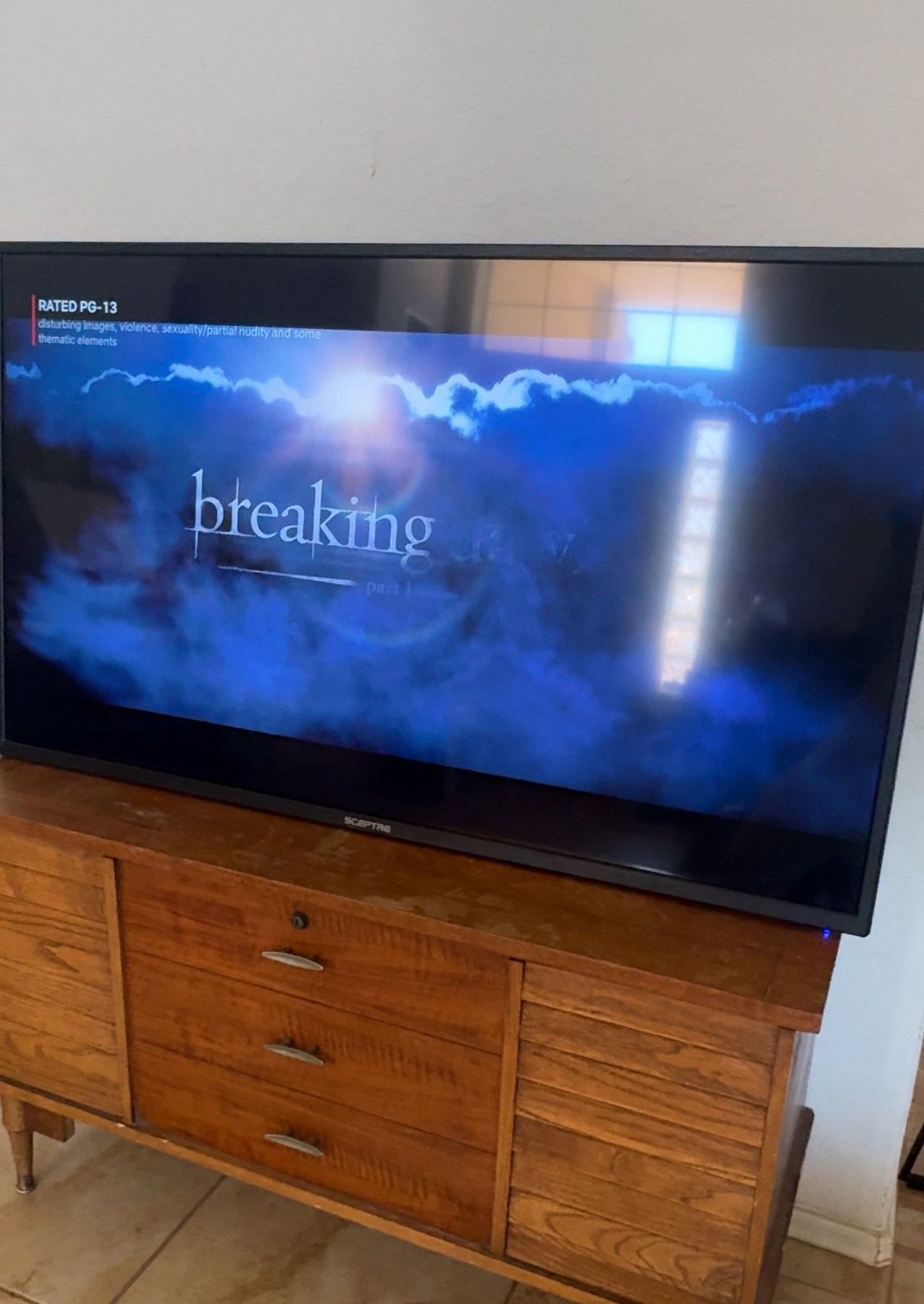 50” TV with Mount