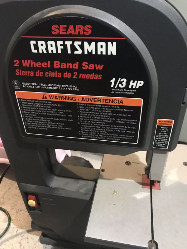 Sears craftsman 2 wheel band saw for Sale in Calumet Park, IL OfferUp