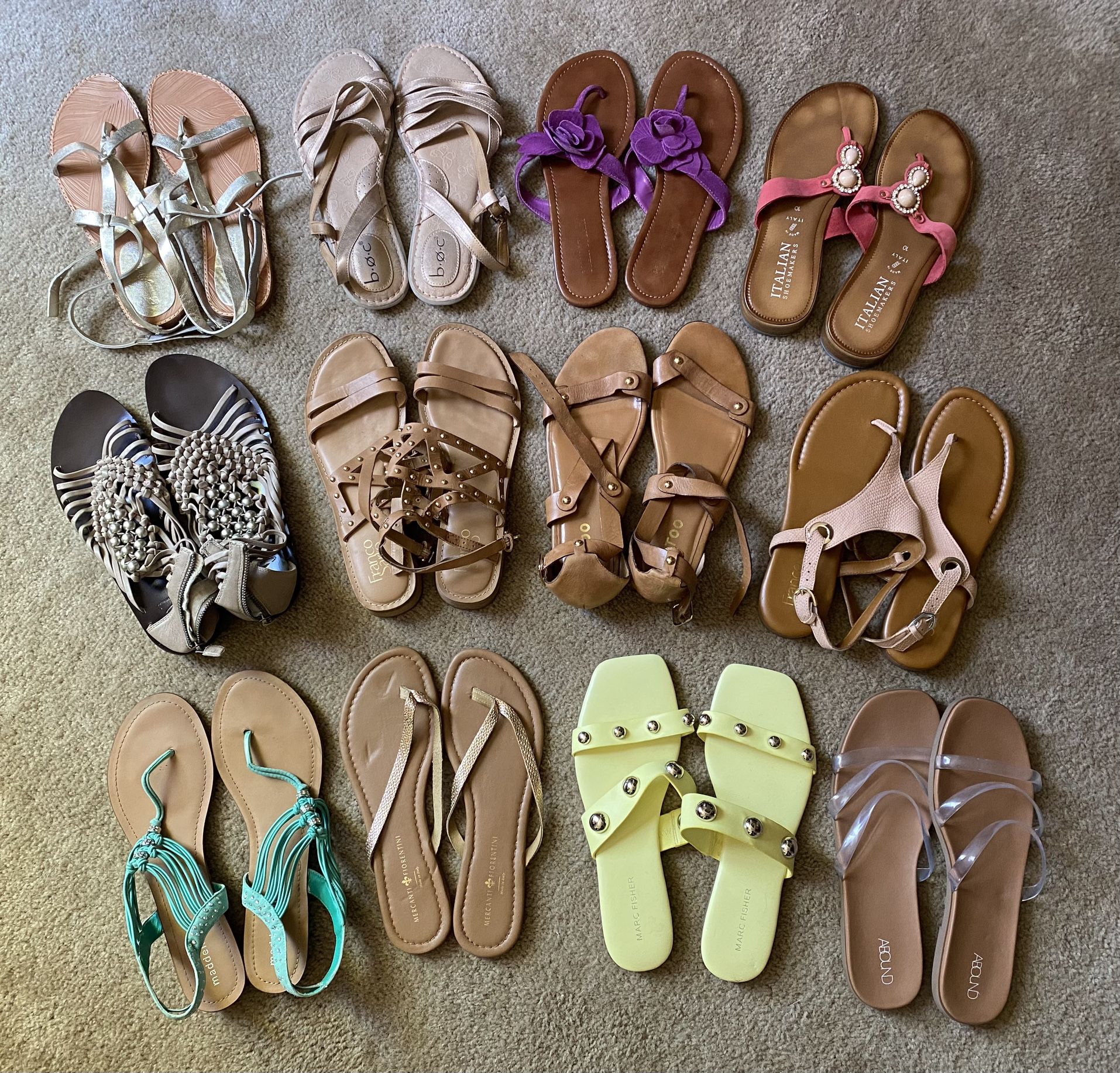 Summer Sandals (Sizes 9.5-11)
