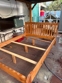 Queen bed frame
