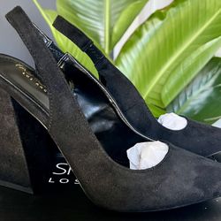 Black Chunky Heel -FashionNova