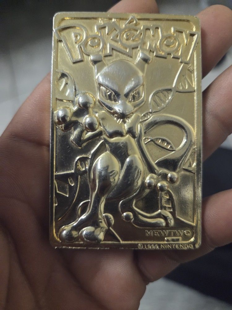 Pokmon 23k Plated Mewtwo Limited Edition