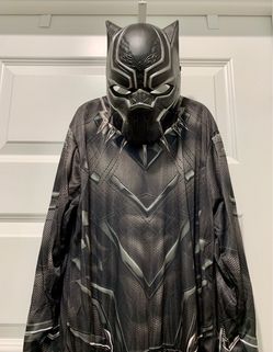 Black Panther Halloween Costume with Mask