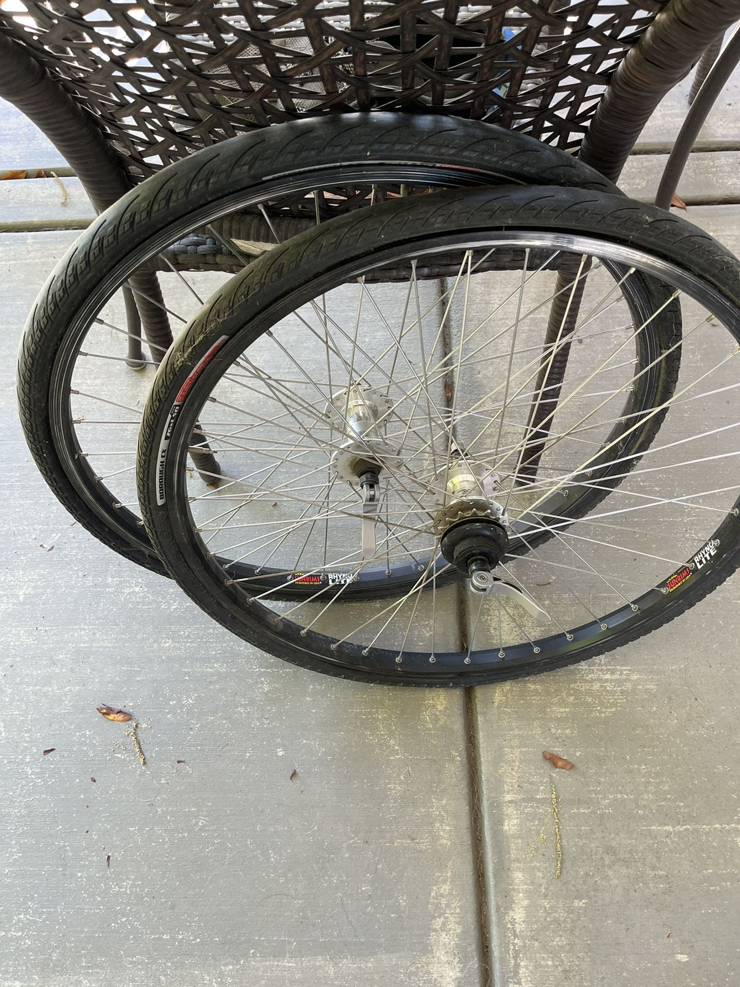 26” Wheel Set Rims, Sealed Bearing Hubs Tires for Sale in Bakersfield