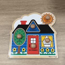 Melissa & Doug First Shapes Jumbo Knob Puzzle