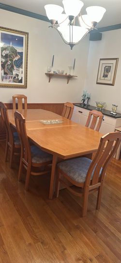 Dining room set with chairs