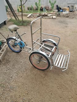 Little  3 wells  bicyclet, hand made ,I ASK  $125.00
