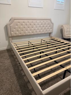 King Size Headboard and Bed Frame