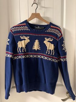 Winter knitted sweater