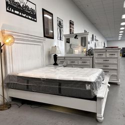 OM• $38 Initial • Brand New Kanwyn Queen Size Bedroom Set