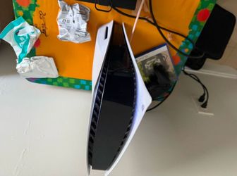 Ps5 with cables and controller