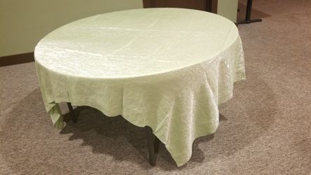 Beautiful 81 inch square table cover