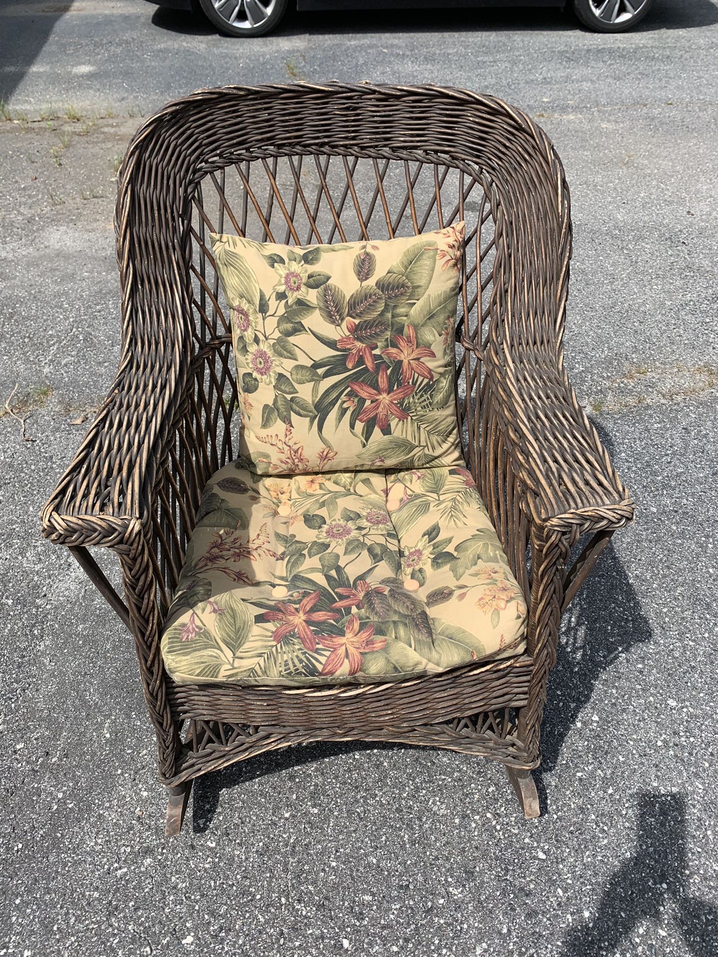 Antique Wicker Rocker