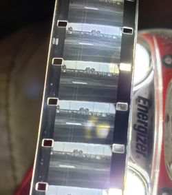 Found Film Vintage Reel Car Race 1950s