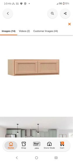 Hampton Bay unfinished kitchen cabinets
