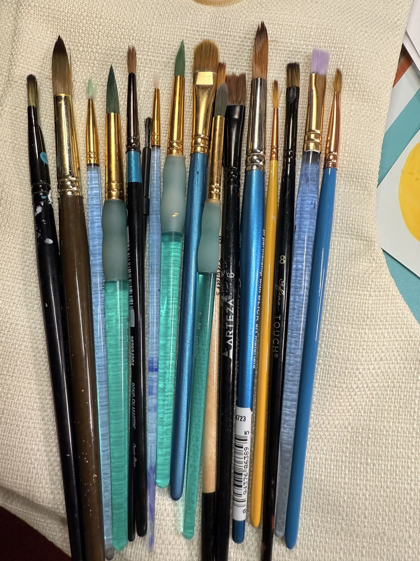 Used Paint Brushes