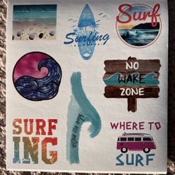 Waterproof Beach Surf Stickers 