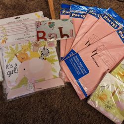 Baby Girl Shower Decorations Pack