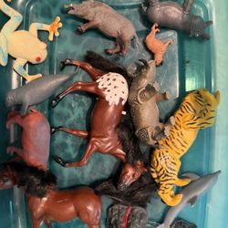Bag Of Animal Toys Figures