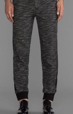 $168 T BY ALEXANDER WANG GREY / BLACK JOGGER SWEATPANTS SIZE SMALL MENS. Good used condition, lots of life left. See pictures ask questions and make