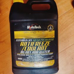  NEW MotoTech 50/50 Prediluted Antifreeze/Coolant. 