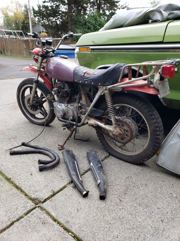Honda SL350 Motorcycle, Project/Parts Bike 1970